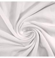 Cotton Jersey Spandex Lw White